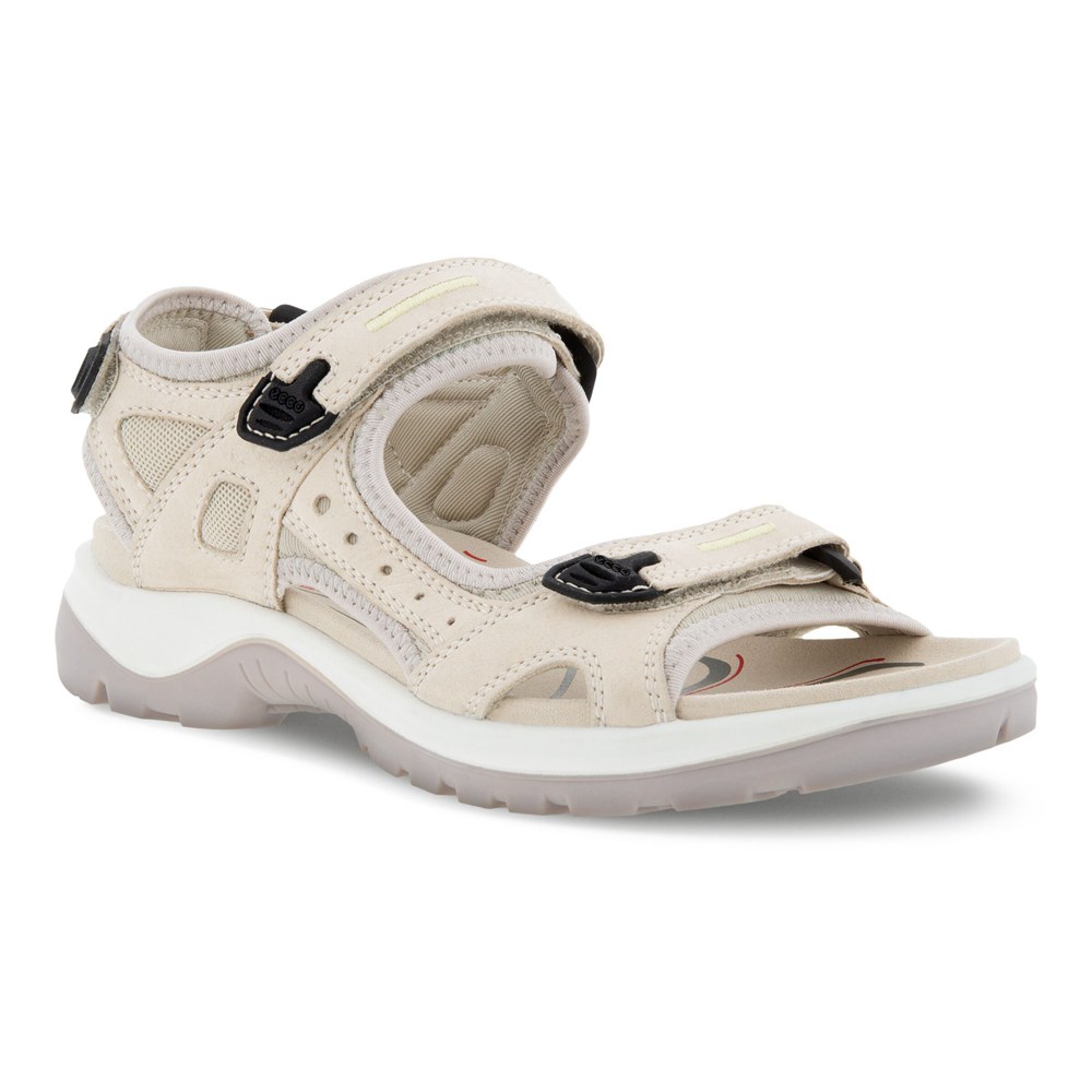 ECCO Womens Sandals Beige - Yucatan - CIA-019574